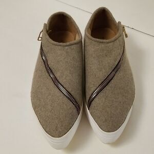 All Black, grey, felted flats. Size 40.5